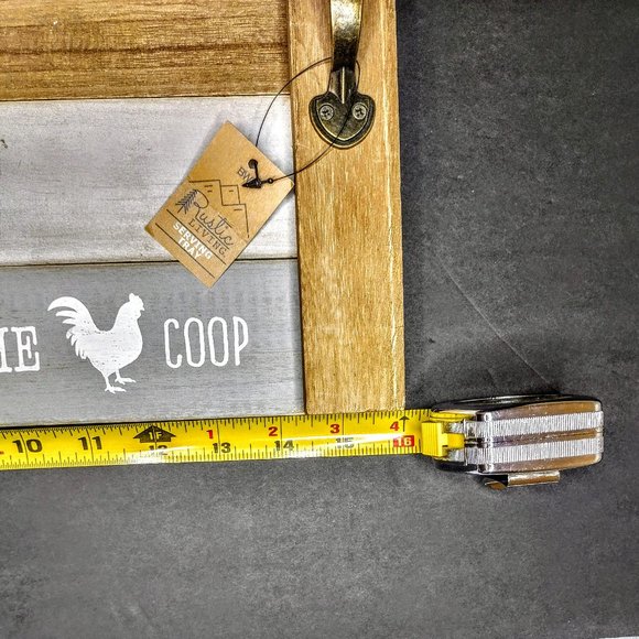Rustic Living Chicken Themed Wood Serving Tray 🐓 - Picture 7 of 12